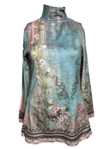 New Pixie Lady Small Long Sleeve Whimsical Long Sleeve Shirt Roses - £9.72 GBP