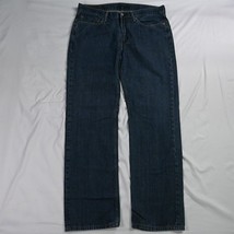 Levis 36 x 34 514 4010 Straight Dark Wash Denim Jeans - £21.97 GBP