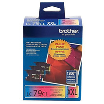 Brother LC793PKS Cyan/Magenta/Yellow Extra High Yield Ink Cartridge, 3/Pack - £43.86 GBP