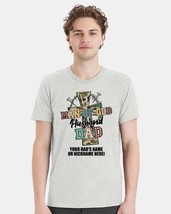 Fathers Day Tshirt - Man of GOD Husband Dad with YOUR DAD&#39;S NAME Printed... - $21.77+