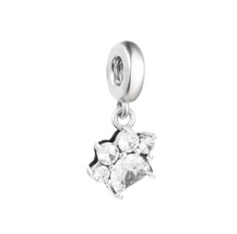 2023 New S925 Dog Paw Dangle Charm for Pandora Bracelet and Necklace - $11.99