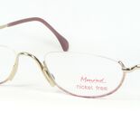 MENRAD Mod. 1802-368 Gold/Lila Brille Metall Rahmen 48-18-140mm - $86.11