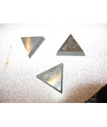 Neuf Lot De 3 Seco Kennametal Mousqueton Insert #TPG-431 / Grade 883 / HT - $32.42 CAD