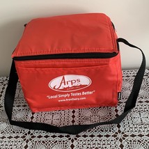 Arps Dairy Defiance Ohio Koozie Insulated Can Cooler Lunch Bag Tote Red 8 Inch - £10.27 GBP