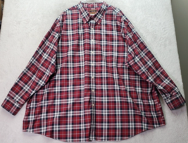 Oak Hill Shirt Men 4XL Multi Plaid Cotton Long Sleeve Collared Button Down EUC - £19.32 GBP