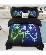 Kids Gaming Bedding Sets Queen Size For Boys Teen, 5 Piece Bed In A Bag ... - £70.56 GBP