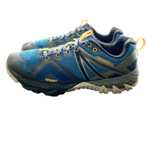 MERRELL MQM Flex Sneakers Mens 9.5 Blue Gray Hybrid Hiking Low Top Shoes J48951 - £31.39 GBP