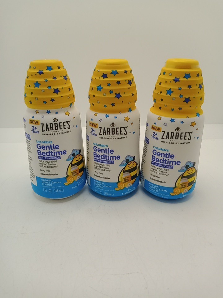 *READ* 3X Zarbee&#39;s Gentle Bedtime Liquid for Kids, 4floz - $11.80
