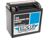 Drag Specialties AGM Battery YTX14L-BS For 2004-2022 Harley Davidson Spo... - £69.71 GBP