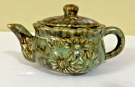 Vintage Floral Decorative Tea Pot  2&quot; High - £17.27 GBP