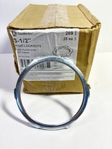 Qty-25 Southwire Zinc Plated Steel 3-1/2” Inch Rigid Conduit Locknut Ite... - $53.75