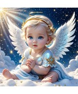 1 Set of Frameless Diamond Painting, 5D Full Round Design Artwork, Mosaic Art De - $10.88