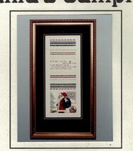 DKT Originals Cross Stitch Chart Santa's Sampler with Embellishment Char... - $10.63