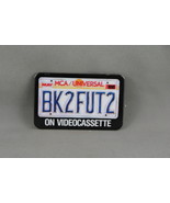 Vintage Movie Pin - Back To the Future 2 License Plate - Celluloid Pin - $25.92 CAD