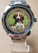 Beagle Puppy Dog Unique Unisex Beautiful Wrist Watch Sporty - £27.94 GBP