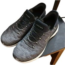 Skechers Slip-Ins Black Gray Women&#39;s 9 - $45.19 CAD