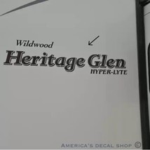 OEM Wildwood Heritage Glen Hyper-Lite RV Camper Trailer Decal 1PC Vinyl ... - €104,98 EUR