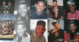 WILL SMITH ~ (12) Color and B&amp;W Pin-Ups, POSTERS frm 1990-1998, 2001 ~ Clippings - $12.85