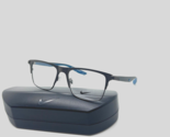 NEW NIKE NK 8213 074  GUNMETAL/BLUE OPTICAL Eyeglasses FRAME 55-16-145MM - $58.17