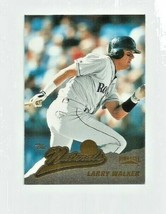 Larry Walker (Colorado Rockies) 1996 Pinnacle The Naturals Card #150 - £3.95 GBP