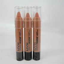 NYX Simply NUDE Lip Cream (01 PEACHES) 3 g/ 0.11 oz (3 COUNT) - £15.85 GBP