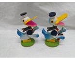 Lot Of (2)  Japanse Wooden Crafted Bobble Head Ducks 3&quot; - $39.59