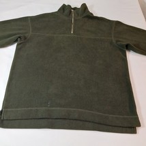 Willi Smith Collection Men's Green 1/4 Zip Pullover Fleece Sweatshirt Size M image 6