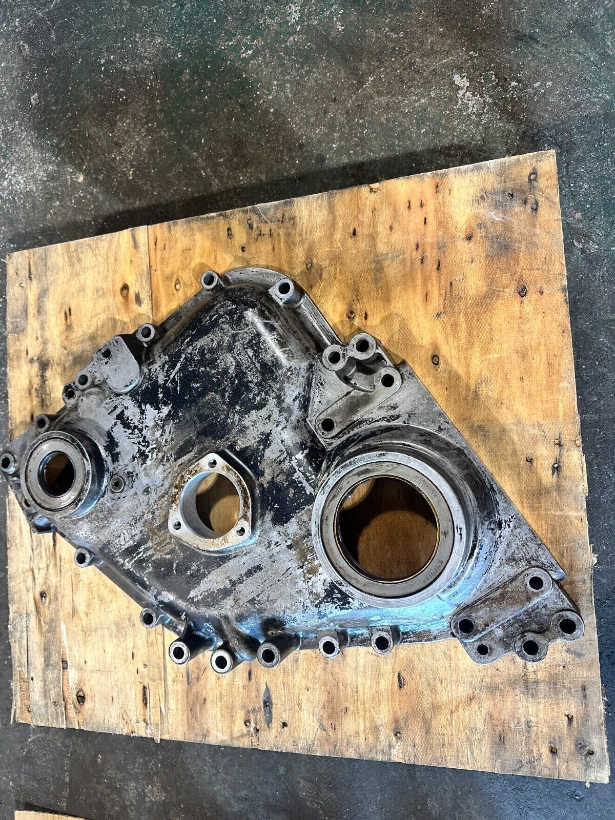 2001 CUMMINS N14 CELECT Diesel Engine Front Timing Cover 3411458 OEM 3078274 Item image 3