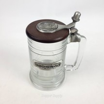 Williamsburg VA. Pewter Small Stein With Wooden Lid Fort 5&quot;  - $28.70