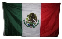 5&#39;x8&#39; Mexico Mexican Flag 5x8 Foot Flag Banner Large Fade Resistant Premium - £36.17 GBP