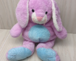 Ty Pluffies Twitchy Bunny Purple Blue Plush rabbit 2003 SOFT Tylux 2003 - $10.88