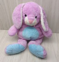Ty Pluffies Twitchy Bunny Purple Blue Plush rabbit 2003 SOFT Tylux 2003 - £8.67 GBP