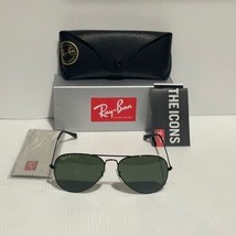 Ray ban sunglasses rb3025 polarized gray lenses black frame size 58mm - £118.73 GBP