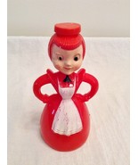 Vintage 1950s Merry Maid Laundry Sprinkler Red w/ Cap Great Color Kitsch... - $23.82