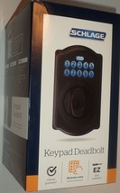 Schlage Camelot Aged Bronze Keypad Electronic Door Lock Deadbolt by SCHLAGE - $140.24