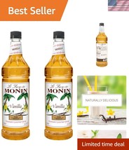 Non-GMO Madagascar Vanilla Syrup 2-Pack – Enhance Lattes &amp; Specialty Drinks - $50.50