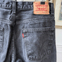 Levi’s 550 Relaxed Fit 100% Cotton Black Jeans 34 x 29 - $34.20