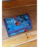Paperchase Blue w Purple &amp; Red Plastic w Nylon Trim Wallet – 5.25 x 3.5 ... - £8.85 GBP