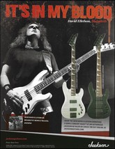 Megadeth David Ellefson Signature Jackson X Series Concert Bass 2016 guitar ad - £3.56 GBP