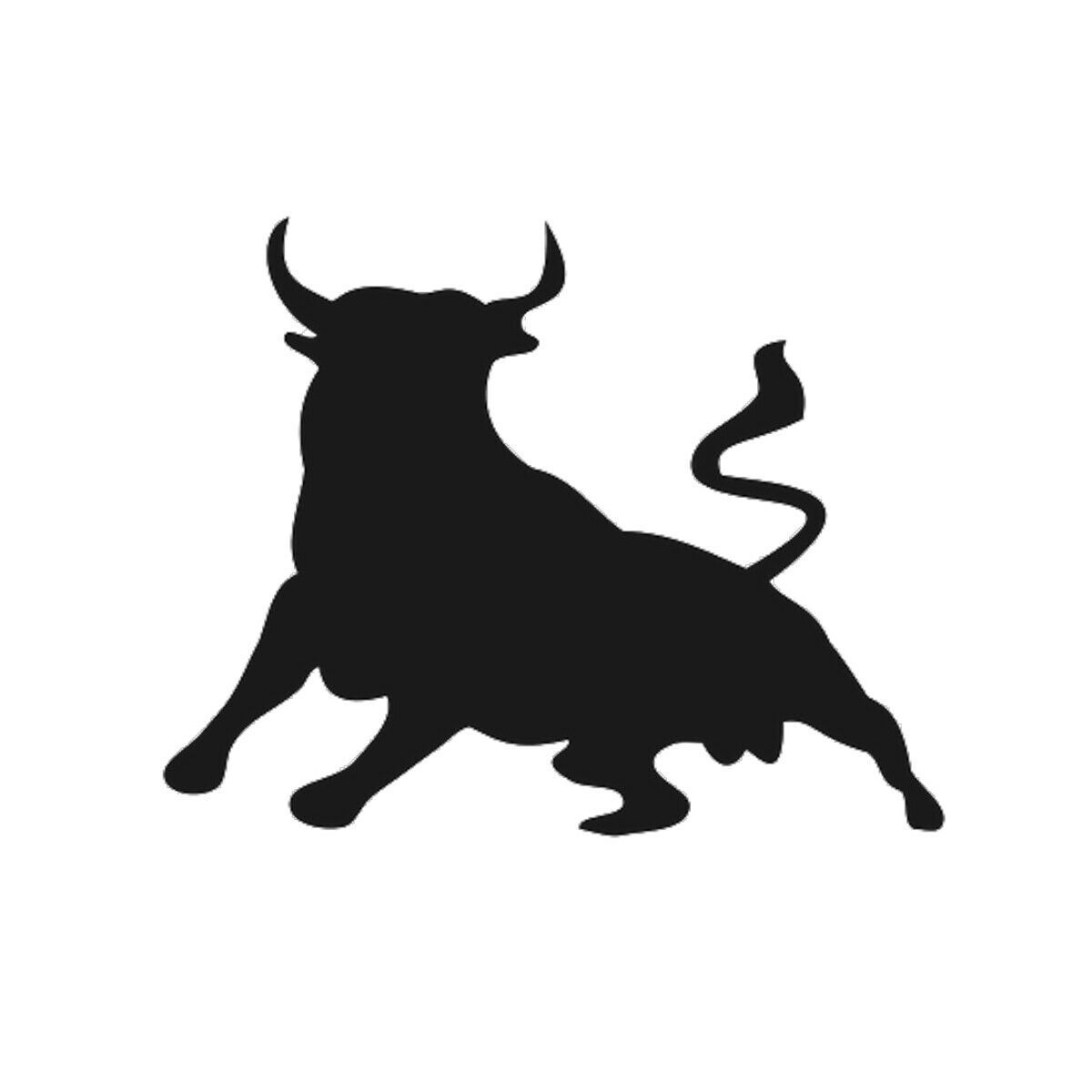 2x Spanish Bull Toro Vinyl Decal Sticker Different colors & size for Cars/Bikes