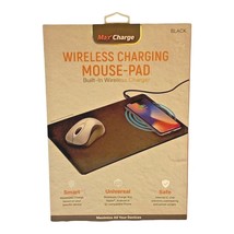 Max Charge Wireless Charging Mouse Pad Built In Wireless Charger Smart U... - $16.65