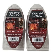 New Yankee Candle Holiday Hearth Fragranced Wax Melts 2.6 OZ.- Lot Of 2 Packages - £13.24 GBP