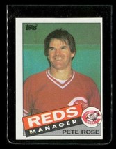 Vintage 1985 Topps Baseball Card #547 Pete Rose Cincinnati Reds Manager - $4.94