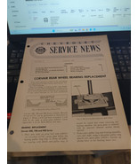 Chevrolet Service News Volume 33 August 1961 #8 Corvair Rear Wheel Beari... - $6.92