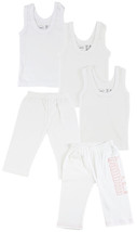 Girl 100% Cotton Infant Tank Tops and Track Sweatpants Large - £23.06 GBP