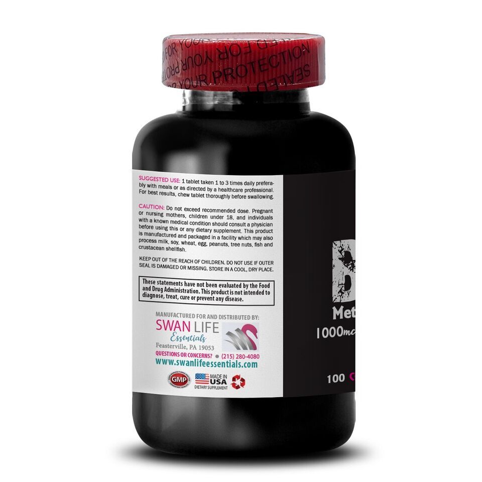 Natural Empowerment - B-12 METHYLCOBALAMIN - Vibrant Clarity 3 Bottles 300 Tabs Item image 3