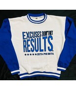 Zeta Phi Beta &quot;No Excuse&quot; White Blue Sweatshirt  Conclave Edition - $1,406.02 MXN