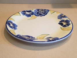 Dansk Italian Floral 11 3/4&quot; Platter Made In Italy Floral Hand Painted - £11.62 GBP