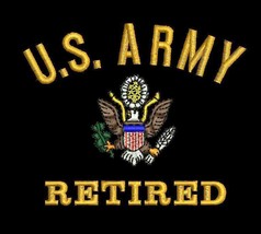 US ARMY EMBROIDERED POLO SHIRT ARMY VETERAN RETIRED Military Embroidery - $34.95+
