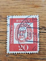 Germany Stamp Johann Sebastian Bach 20pfg Used Circular Cancel 829 - $1.69